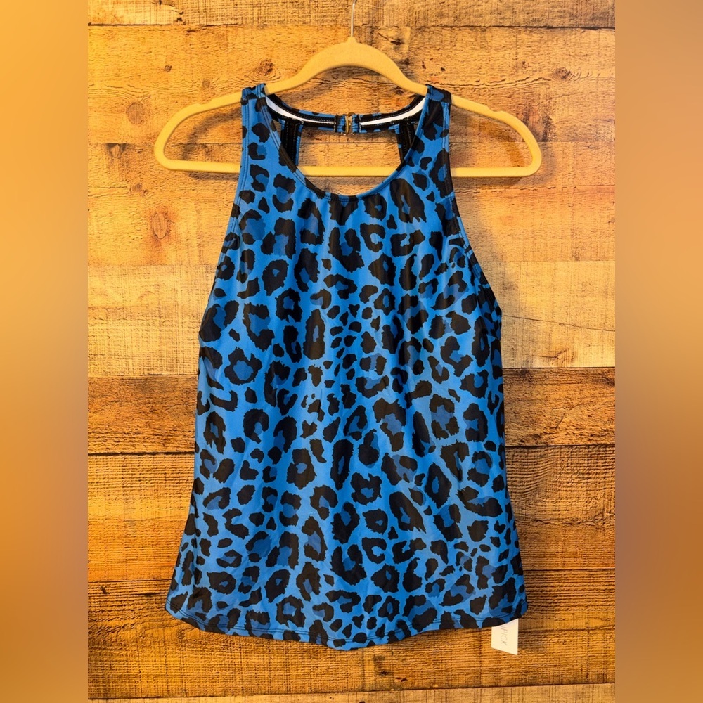 Holipick Leopard Print Tankini Top